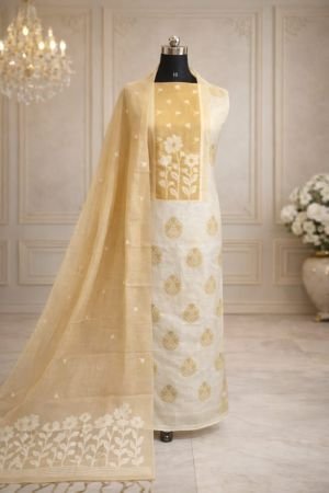 Premium Cotton Jamdani Floral Suits